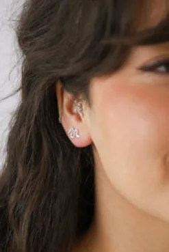 Best Zen Silver Snake Studs Studs And Hoops|Earrings